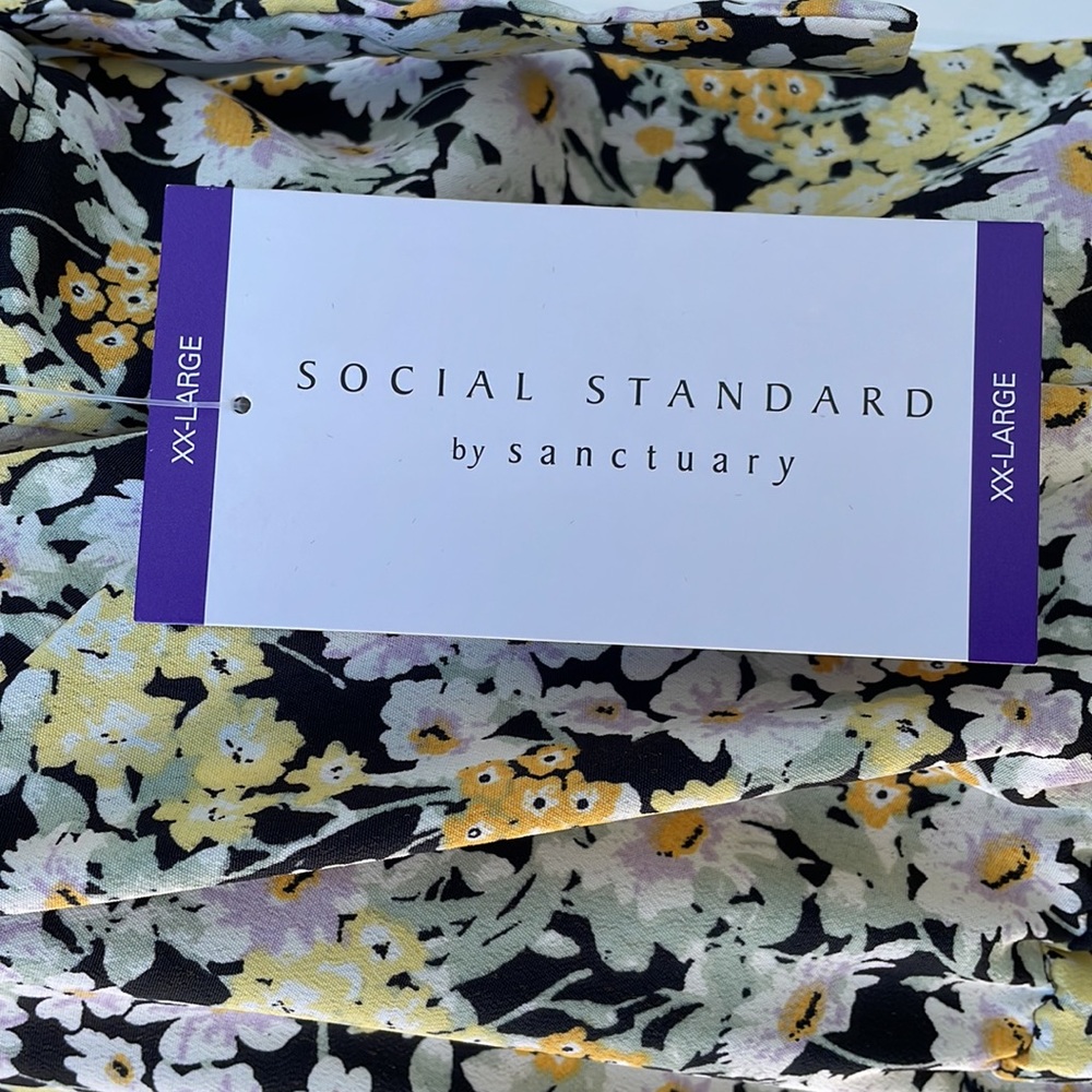 Social Standard by Sanctuary Daisy Floral Tied Sundress XX-Large - Picture 4 of 14